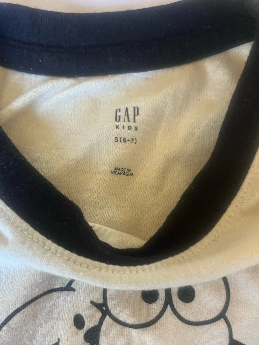 Gap Kids Hello Kitty Raglan Tee, Size S